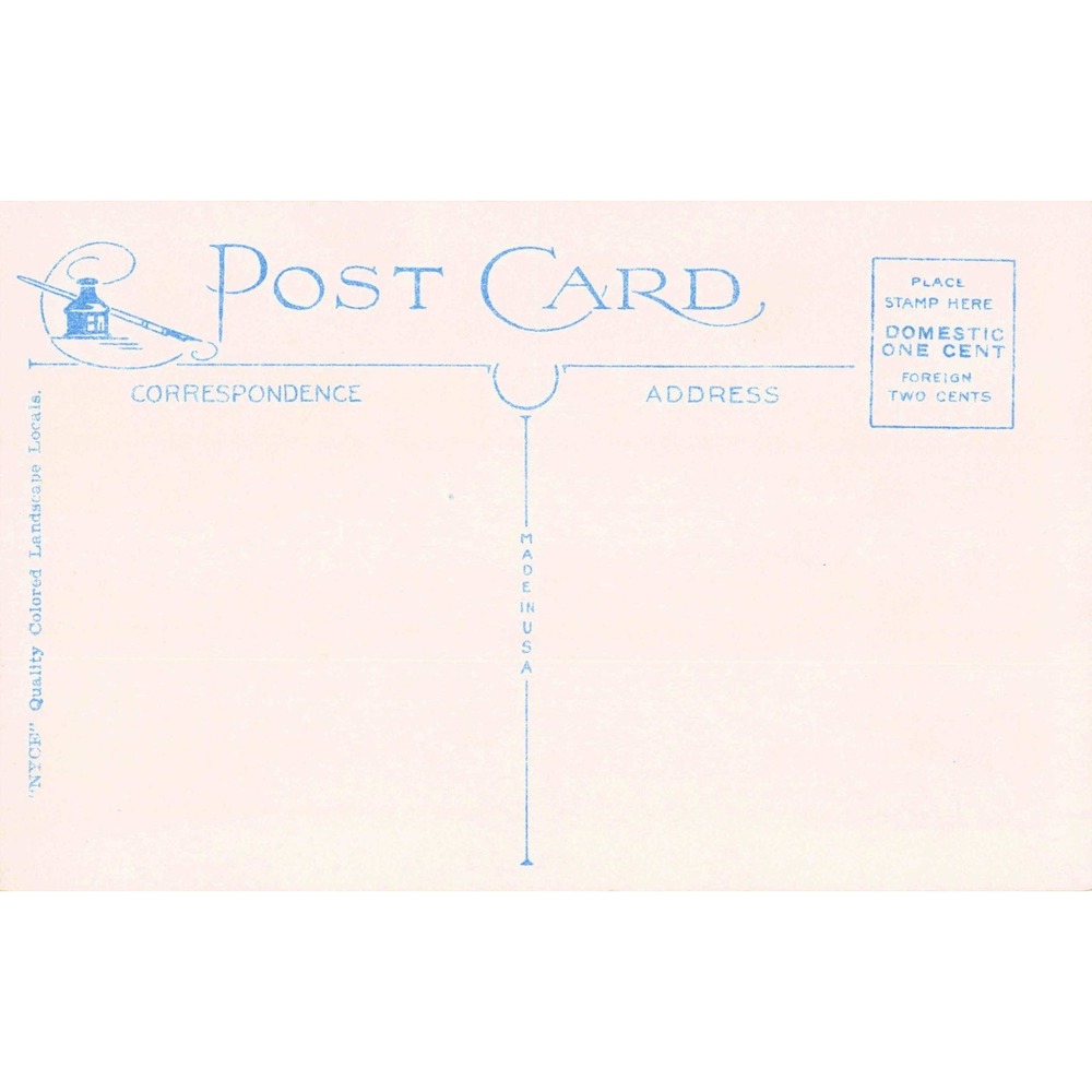 Vintage Greetings from Attica Ohio Linen Postcard Scenic Lake Sunset View - Picture 2 of 2